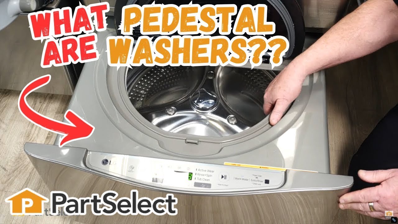What is a Pedestal Washer? We'll Show You What These Cool New Appliances Are All About!