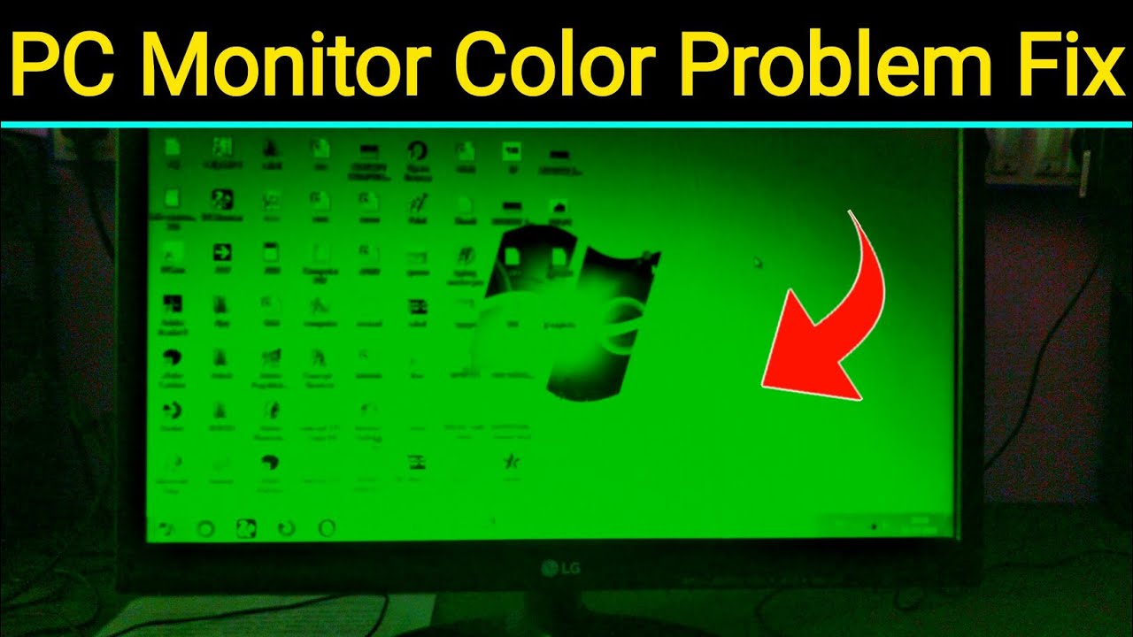 How To Fix Monitor Color Problem | Pc Monitor Color Problem