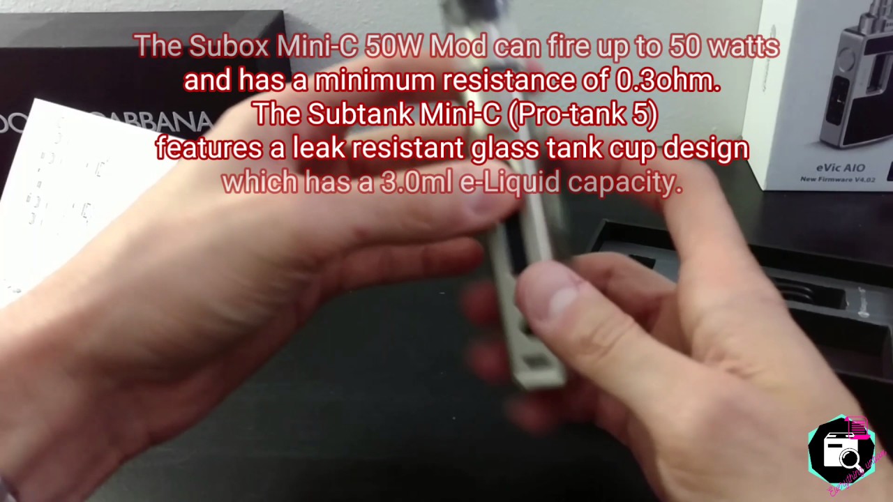 KangerTech Subox Mini-C  Quick view & Unboxing