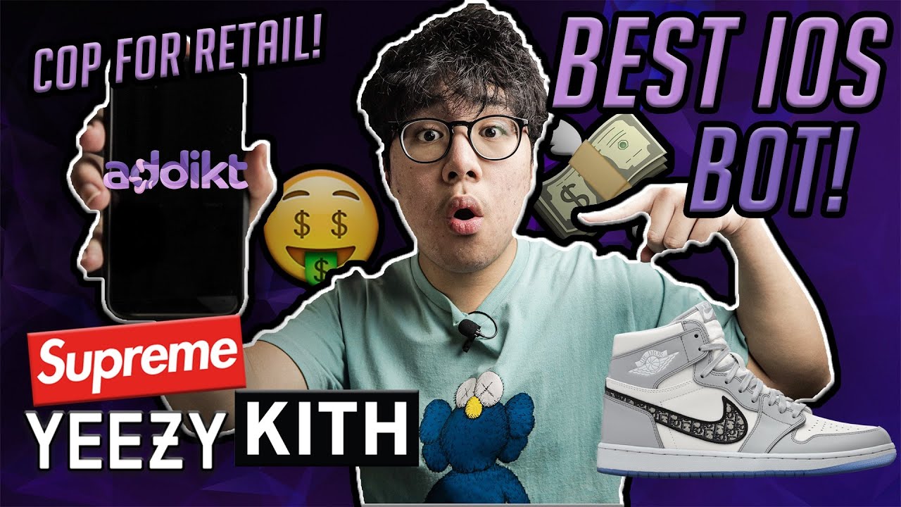 The BEST MOBILE SNEAKER BOT! Cop Any Hyped Release For RETAIL! (Addikt)