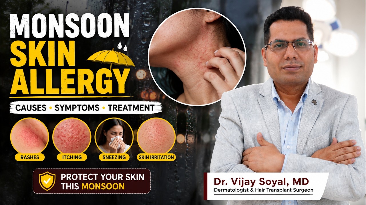 Monsoon Skin Issues | Causes, Symptoms & Best Treatment Explained By Dr. Vijay Soyal, MD