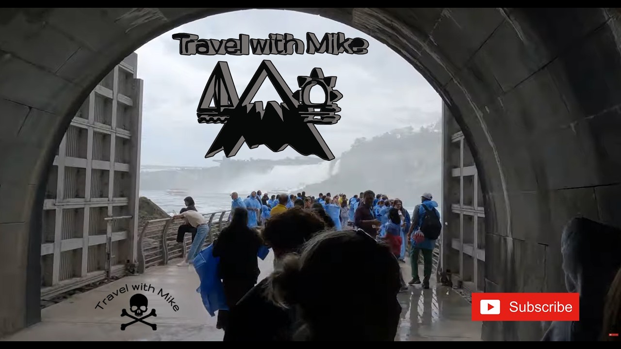 Exploring the tunnels behind Niagara Falls