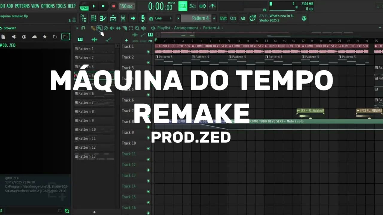 INSTRUMENTAL MÁQUINA DO TEMPO - Matuê + BEAT BREAKDOWN (Remake By Zed)