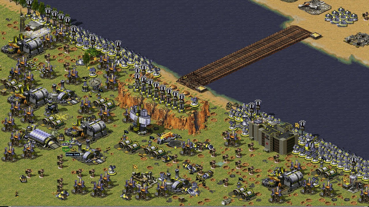 Red Alert 2 | Yuri's Revenge | 7 vs 1 | Extra hard AI | LOL map | France