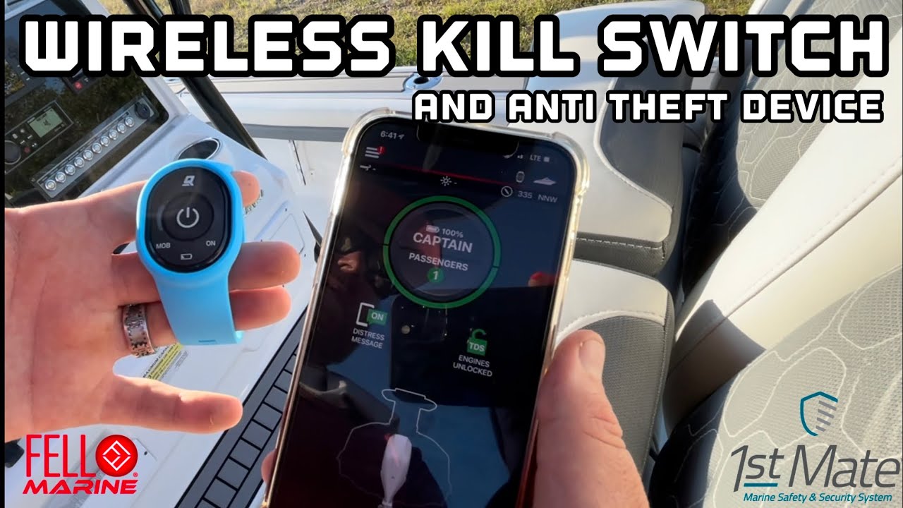 1st Mate by Fell Marine installation and setup. Wireless engine kill switch.(How to)