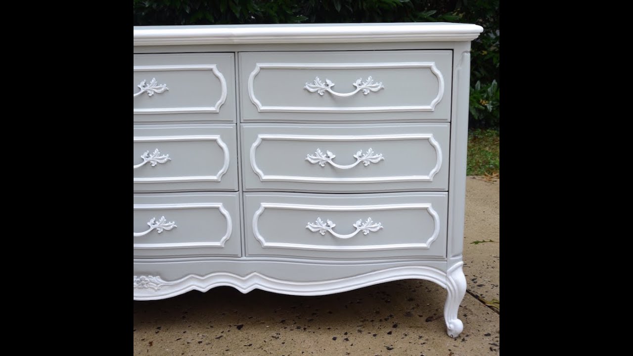 DIY Dresser Makeover: French Provincial Dresser Makeover - Thrift Diving
