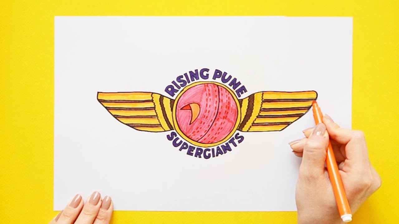 How to draw Rising Pune SuperGiants (IPL Team)