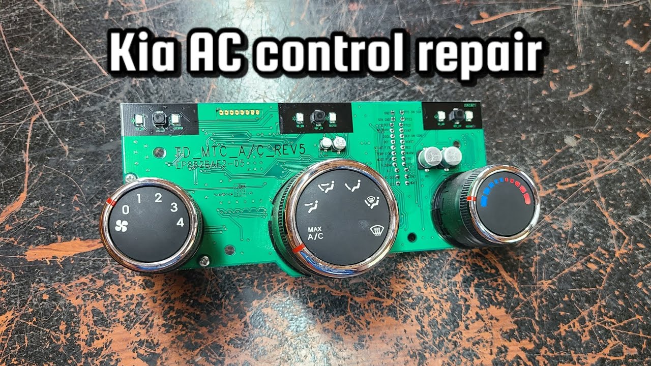 Kia climate control repair DIY switches / modules fix