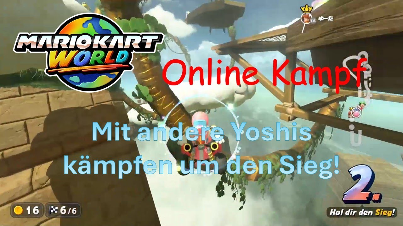 Mario Kart World – Mit andere Yoshis kämpfen um den Sieg! – Video 292