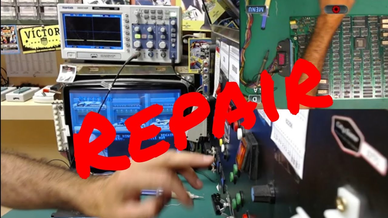 carrier airwing capcom jamma pcb repair no arranca