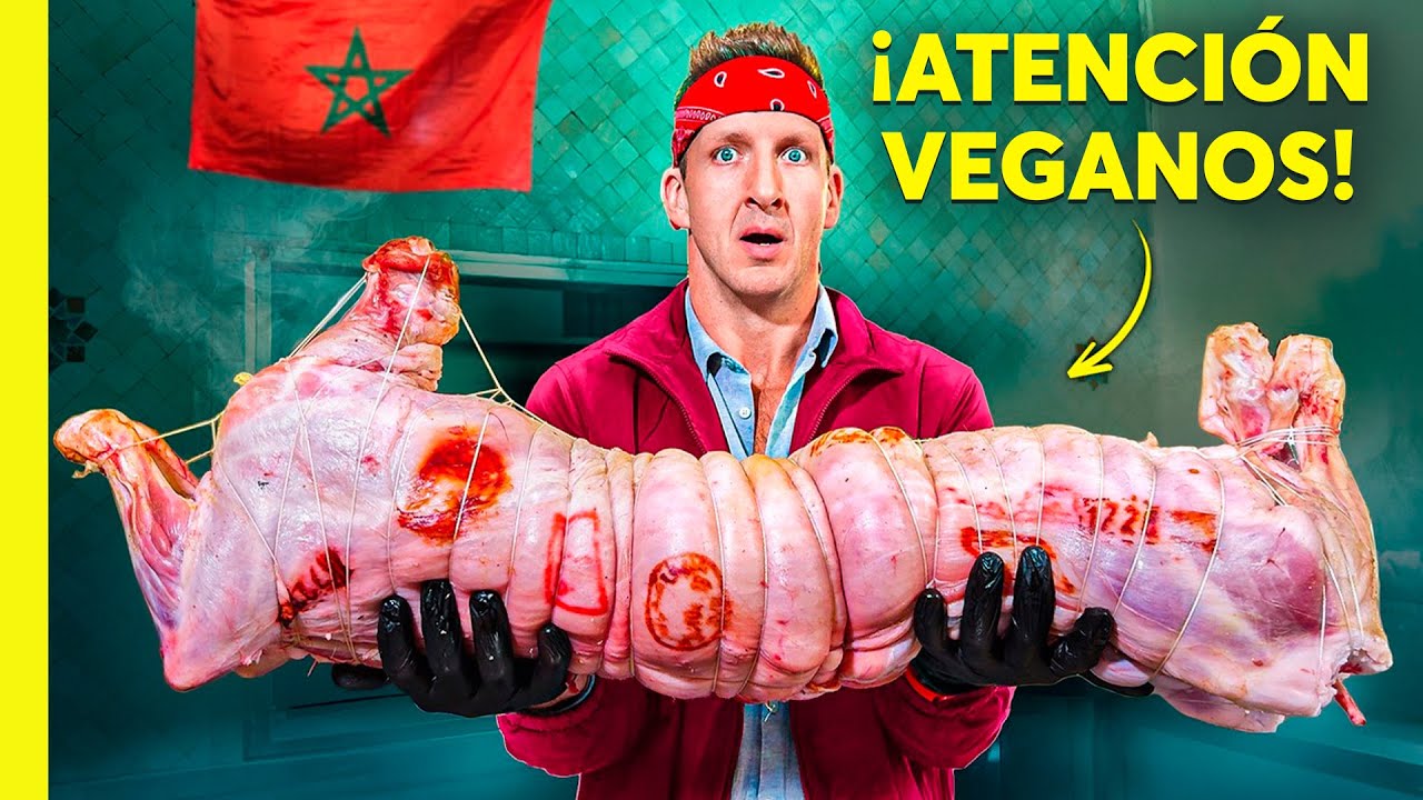 ¡Tour de carne marroquí de 24 horas! ¡Comimos todos los animales!