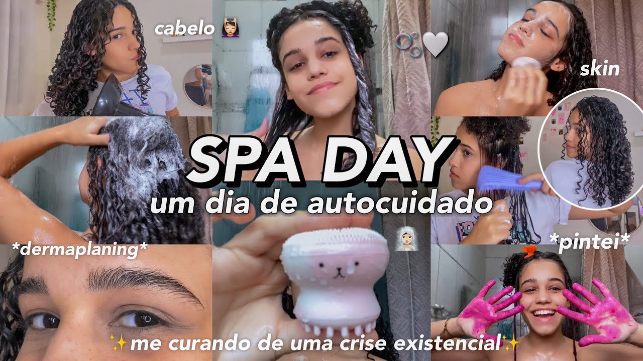 SPA DAY 🧖🏻‍♀️🫧 um dia de autocuidado! | skin care, hidratação…