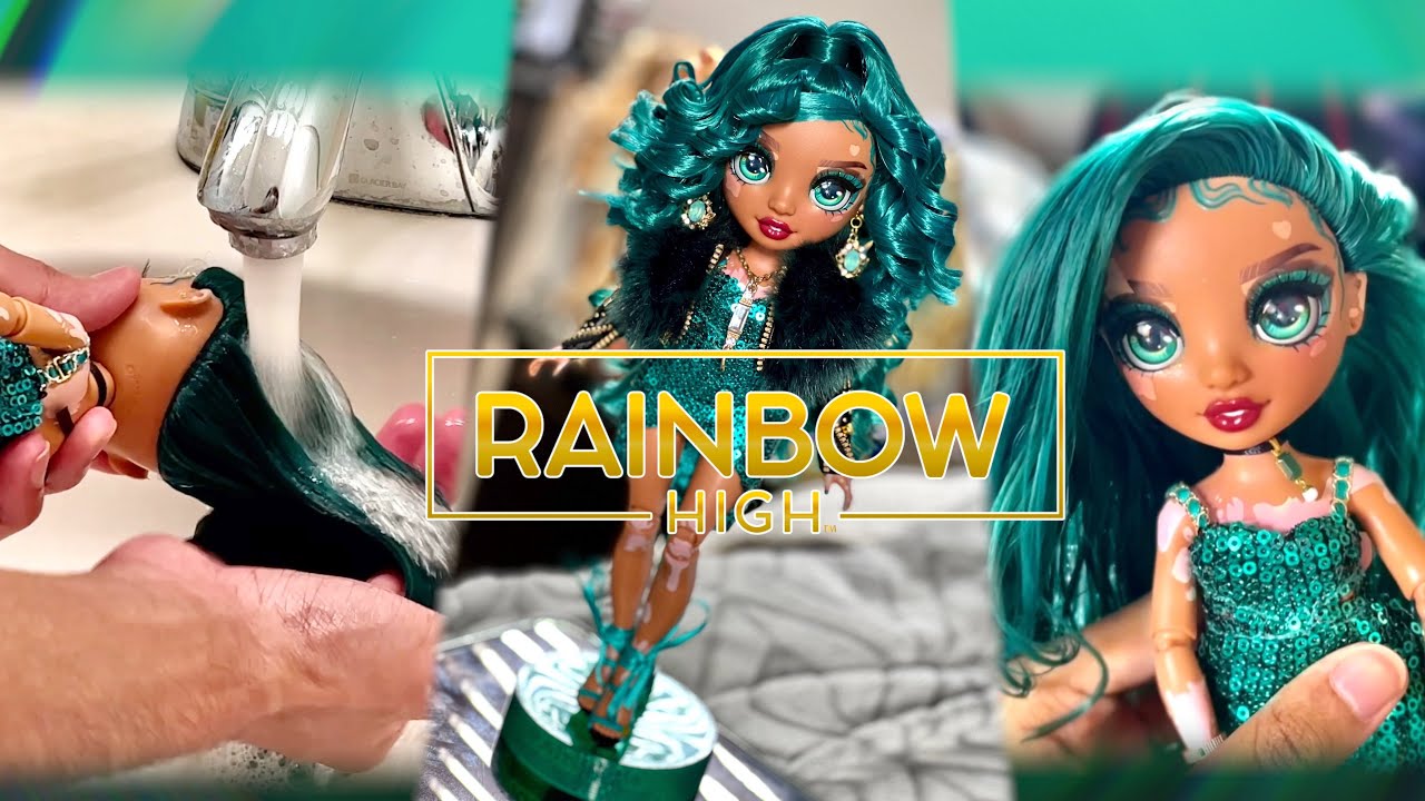 Rainbow High Series 4 | 💚Jewel Richie💎 Unboxing+Hair Wash+Restyle! @RainbowHigh