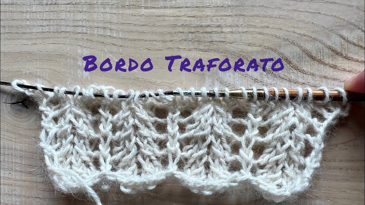 Come fare un bordo traforato facilmente 