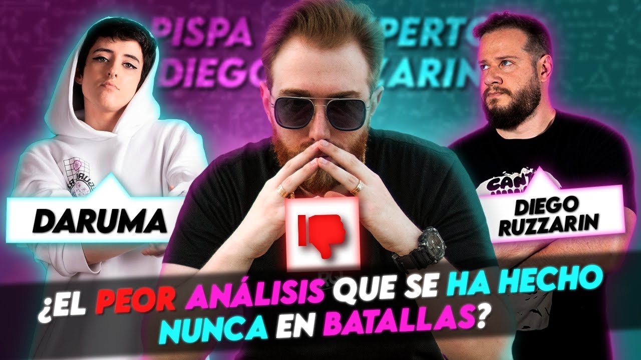 &iquest;EL PEOR AN&Aacute;LISIS QUE SE HA HECHO NUNCA EN BATALLAS? | PISPA AL EXPERTO DIEGO RUZZARIN FT DARUMA