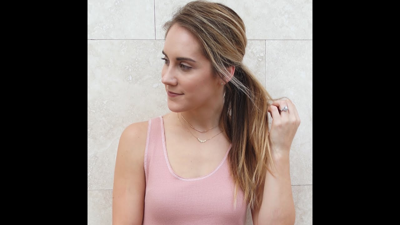 Simple Low Ponytail