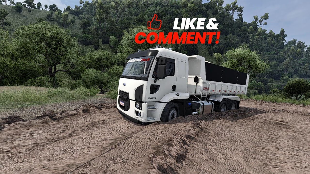 ATS 1.56🌎Mapa de Honduras 🚚FORD 2429🎮CARGA ANIMADA, HUNDIDOS EN EL BARRO, POR LOS CAMPOS DE HONDURAS