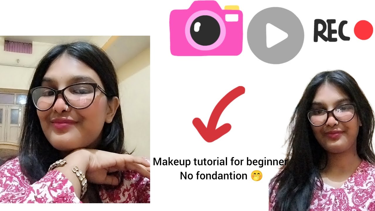makeup tutorial for beginner No fondantion@preety20  look #makeup #makeuptutorial 