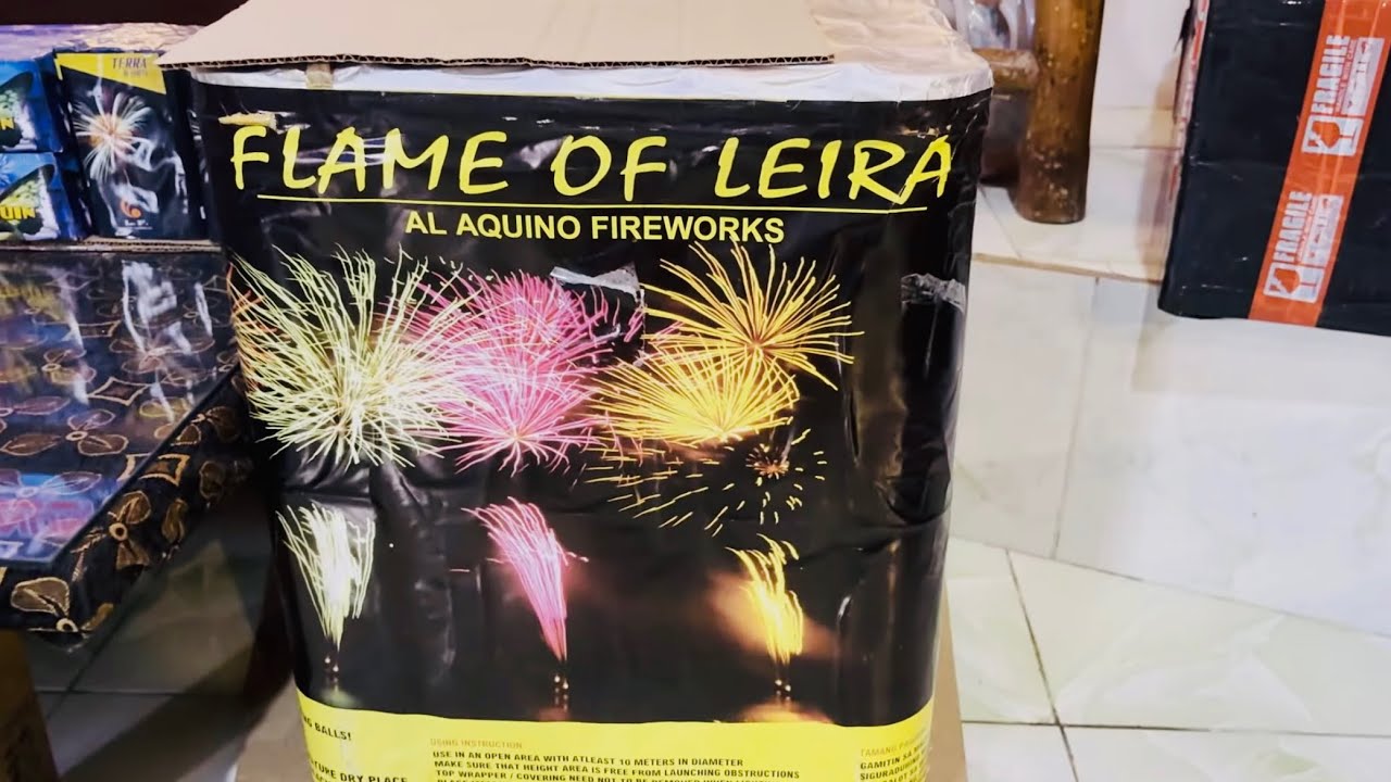 25 SHOTS FLAME OF LEIRA AL AQUINO FIREWORKS | NEW YEAR'S EVE 2025 PHILIPPINES