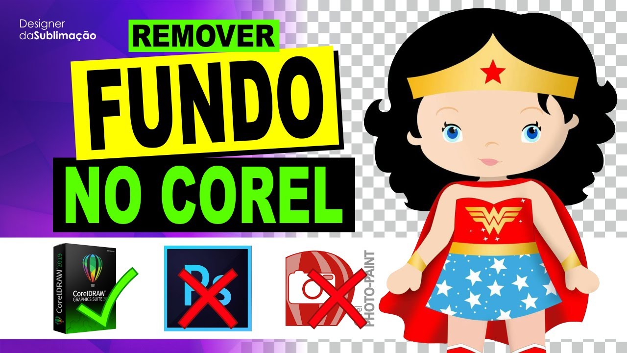 Sublimação: Como Tirar Fundo de Imagem no Corel Draw 2020 (SEM PROGRAMAS ADICIONAIS)