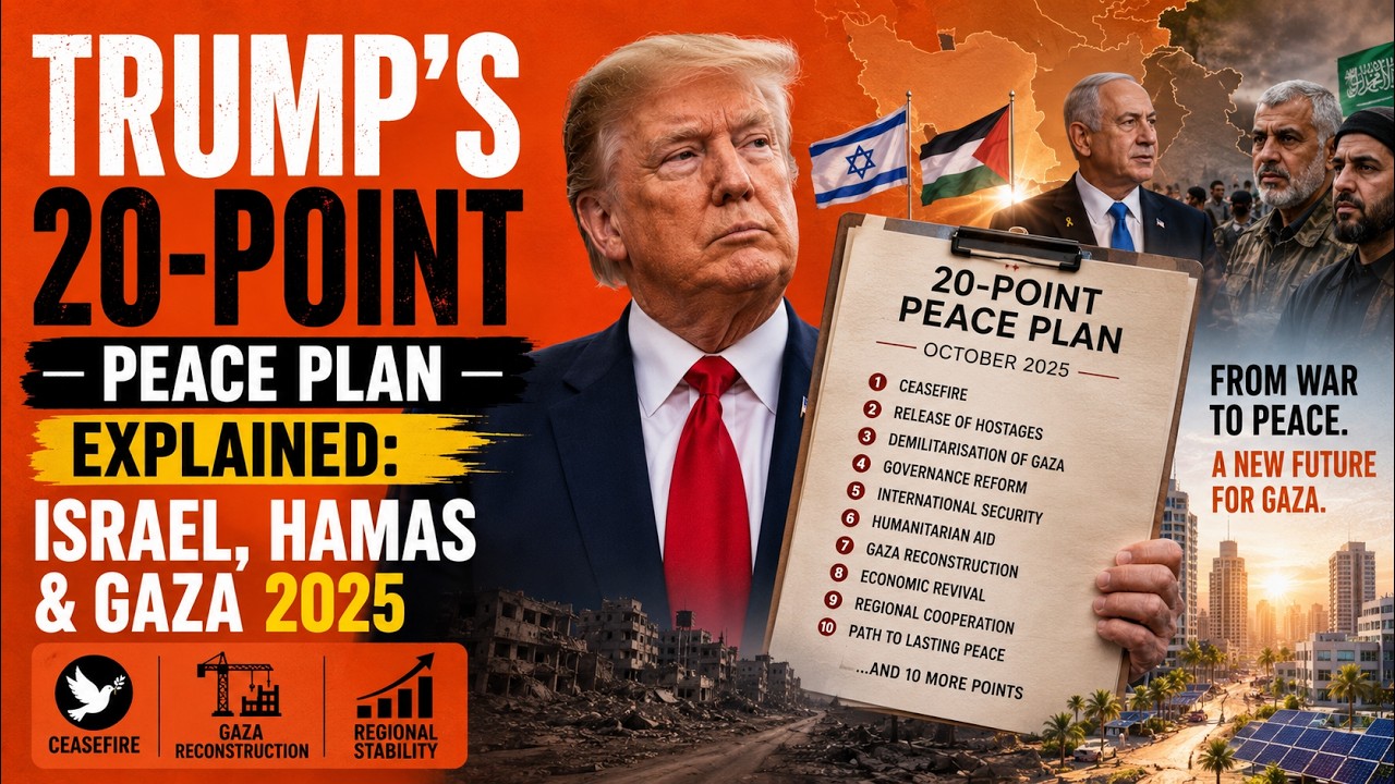 Trump&rsquo;s 20-Point Peace Plan Explained: Israel, Hamas & Gaza 2025
