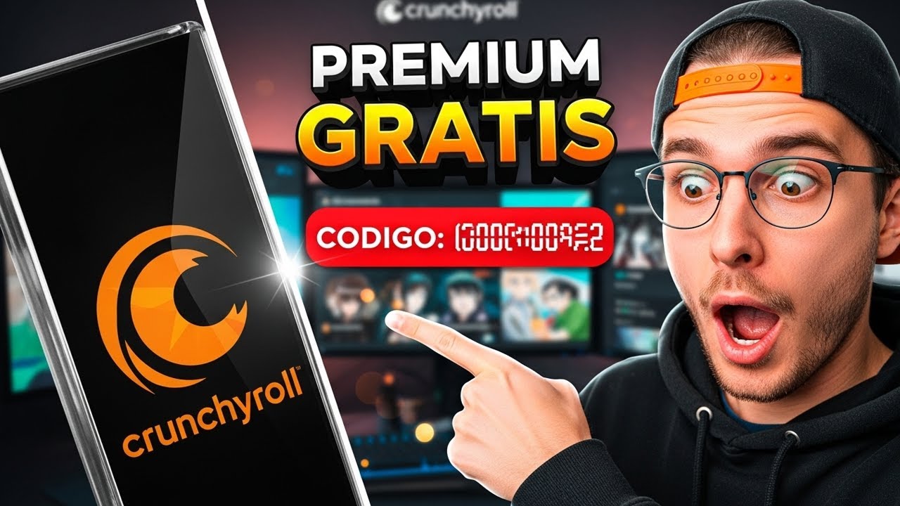 🍥 CRUNCHYROLL PREMIUM GRATIS 12 MESES  ✅ Cómo Conseguir Código GRATIS Página OFICIAL