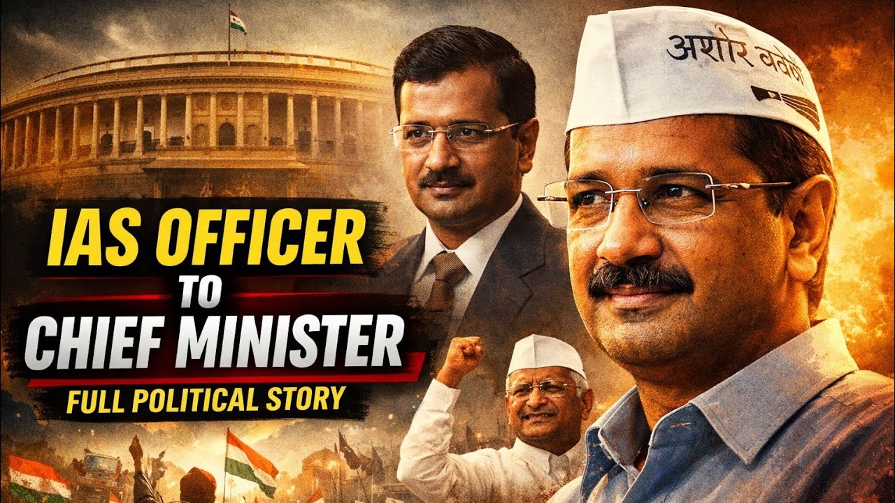 Arvind Kejriwal: From IAS Officer to Delhi Chief Minister | Full Political Story