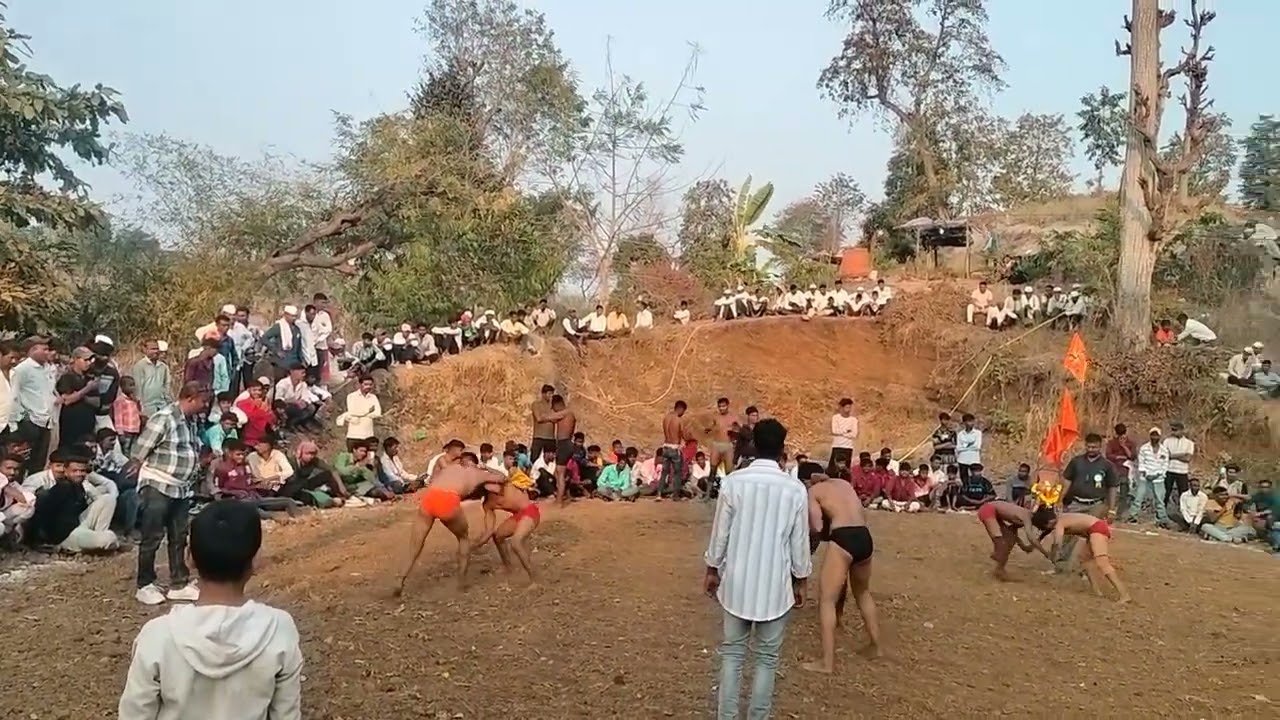 श्री क्षेत्र दावलेश्वर येथील कुस्ती आखाडा २०२६