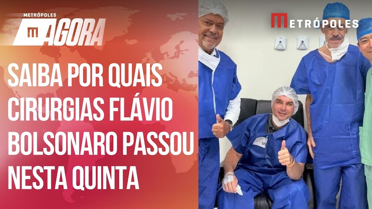 Flávio Bolsonaro passa por cirurgias em Brasília