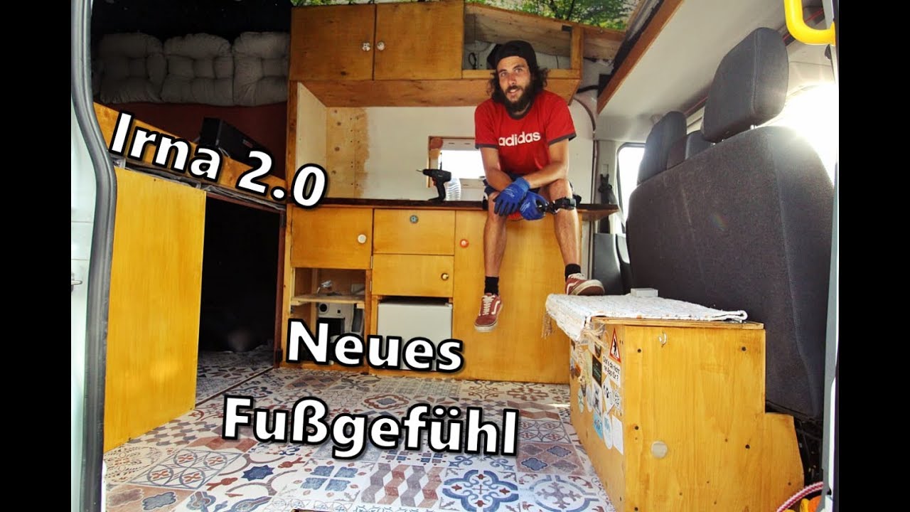Irna 2.0 | PVC-Boden im Campervan verlegen | Selbstausbau