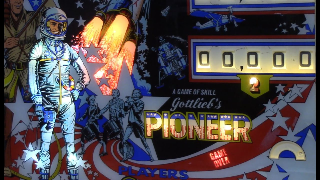 1976 Gottlieb PIONEER (Spirit of 76) pinball machine