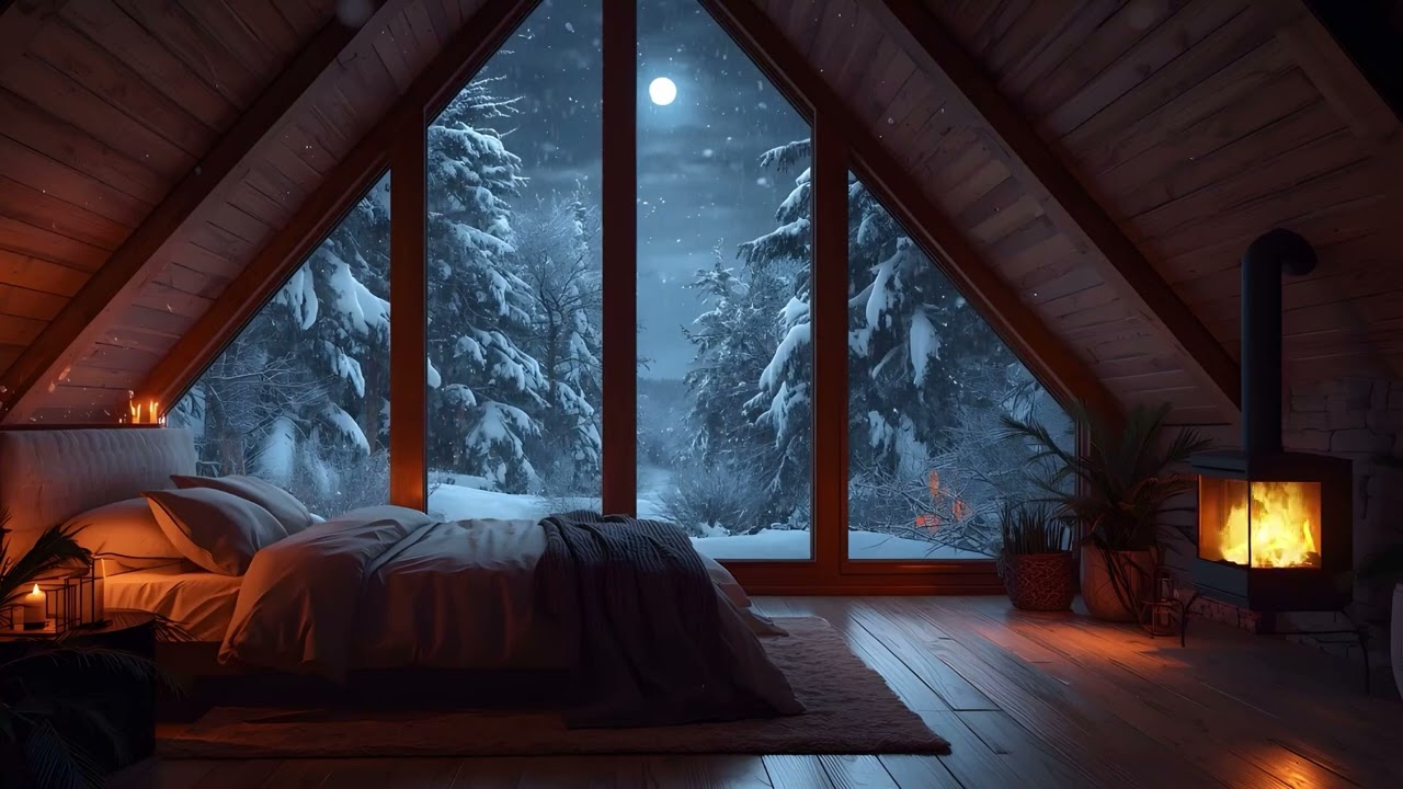 Rainy Cabin Ambience | #cabinrain | rain in wooden cabin