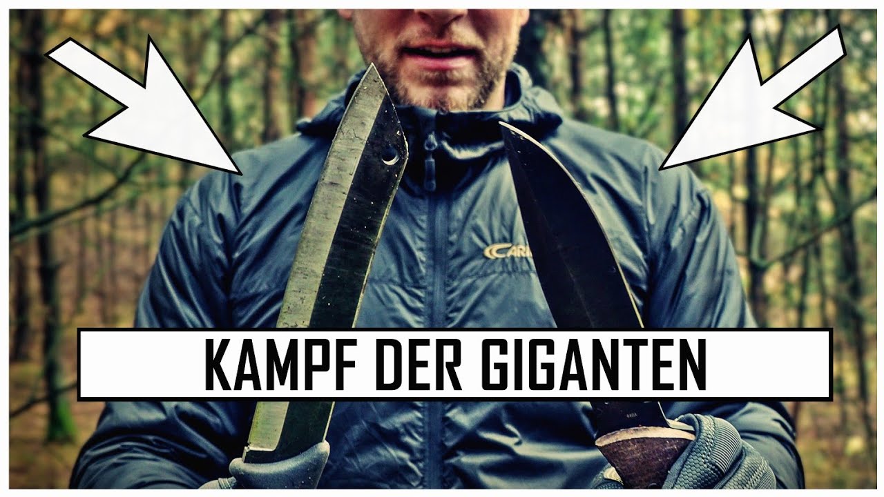 SKRAMA vs. DESERT-WARRIOR - Vergleich & Test der Giganten-Messer von Terävä und Böker Magnum