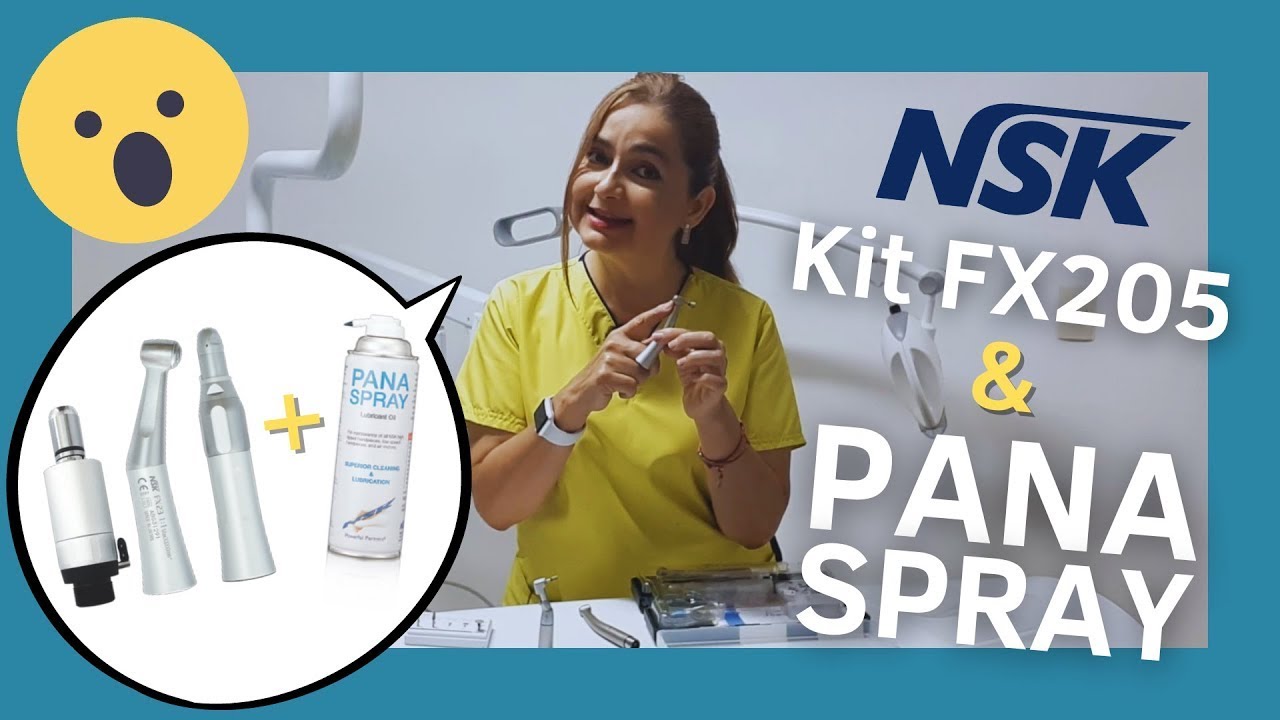 DESCUBRE Como Funciona el Kit Profesional FX205 de NSK y el lubricante PANA SPRAY