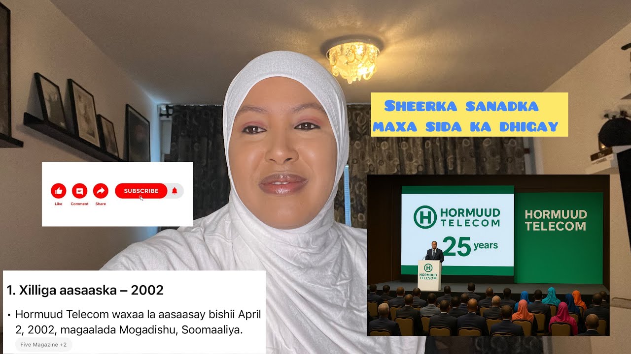Hormud Telesom sheerka  maxaa raqiisiyey?