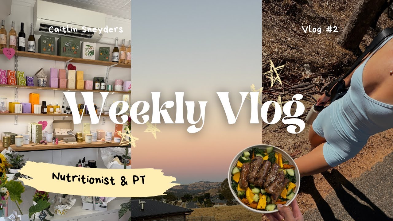 Week Vlog - Skin Care, Training, Food, Gym Fits + How I balance working for myself with life 🌸