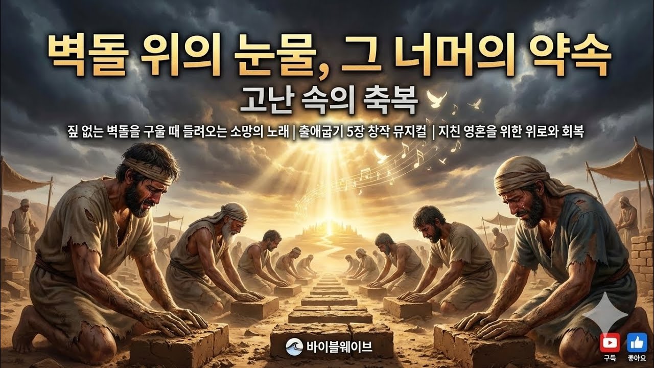 벽돌 위의 눈물, 그 너머의 약속 | 고난 속의 축복 | 짚 없는 벽돌을 구울 때 들려오는 소망의 노래 | 출애굽기 5장 창작 뮤지컬 | 지친 영혼을 위한 위로와 회복