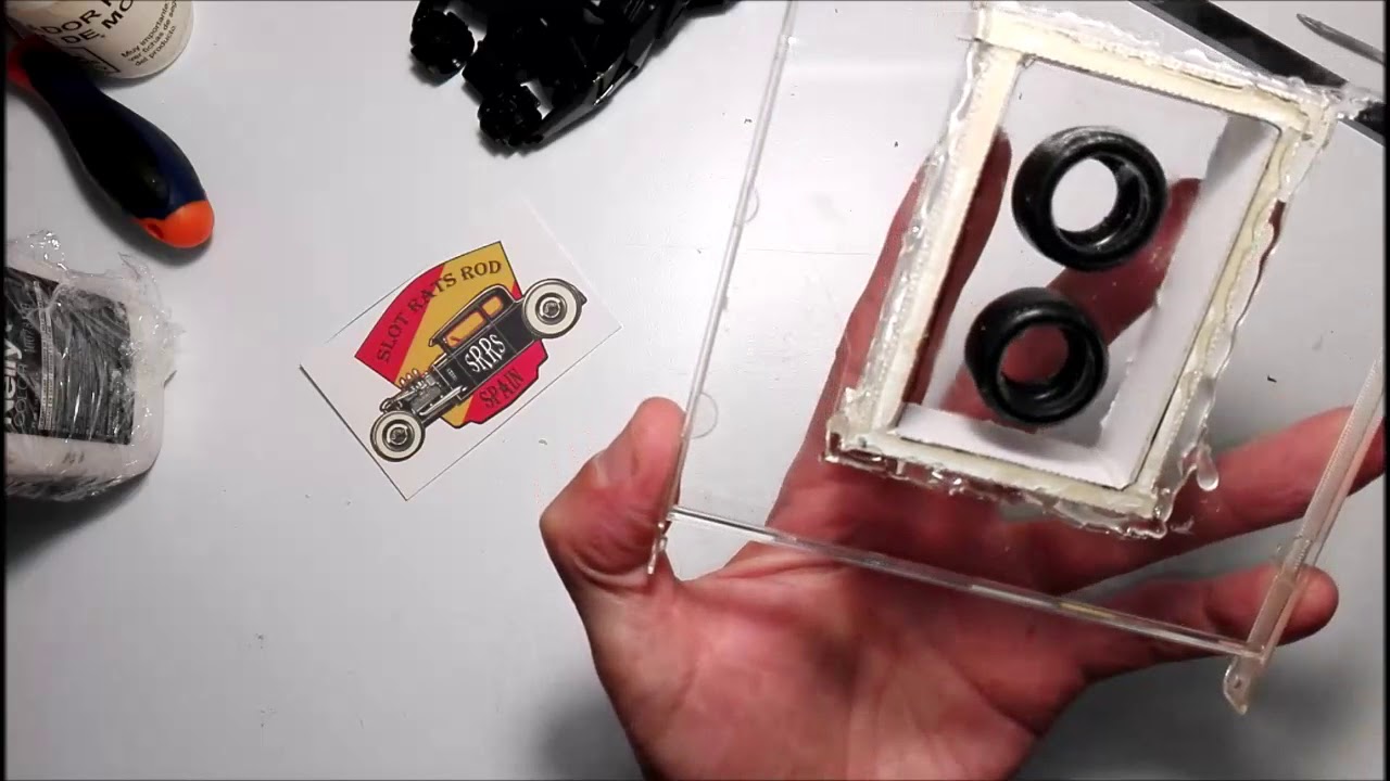 Molde silicona para hacer neumáticos slot
