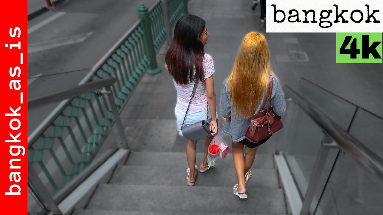 bangkok 4k day walk - city center - 2025