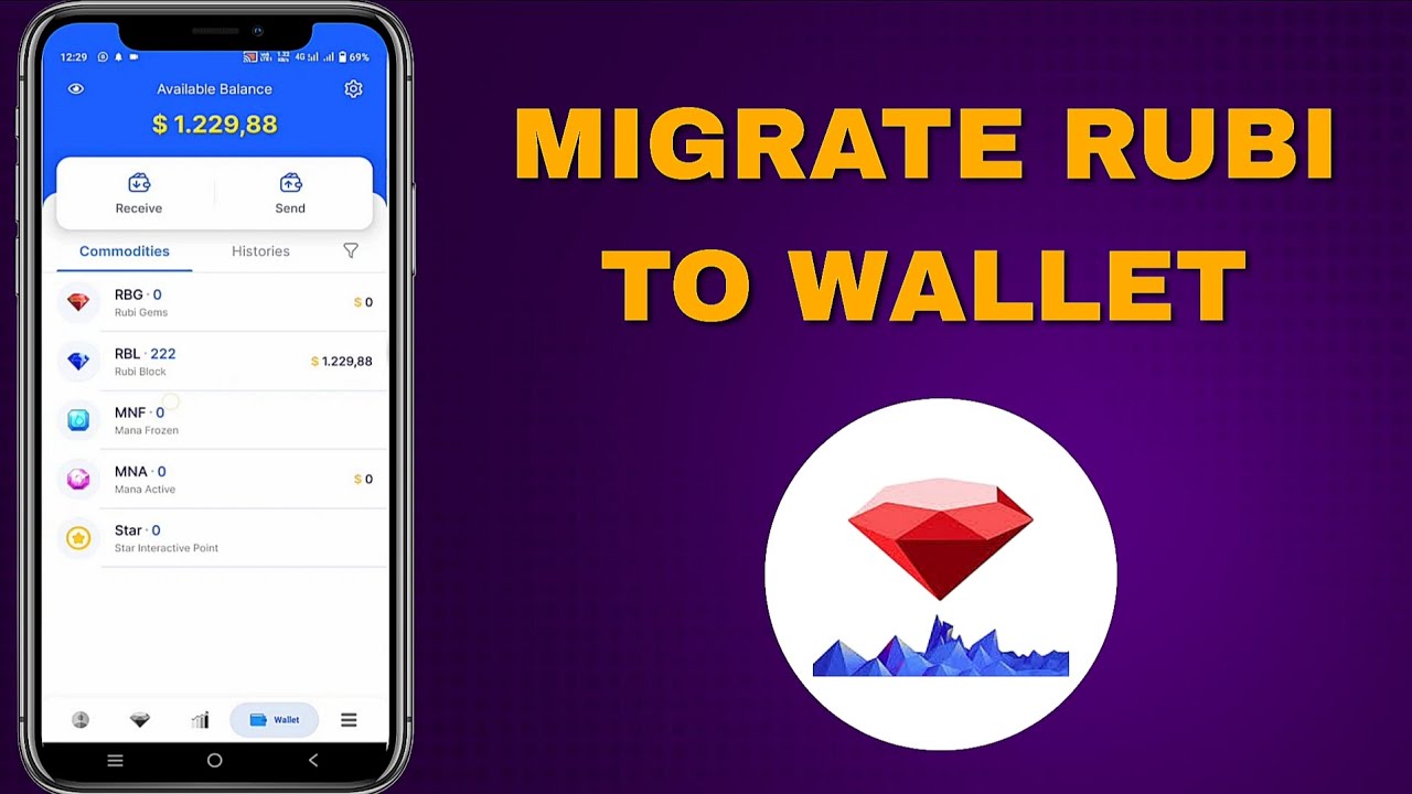 HOW TO MIGRATE RUBI COIN TO MAINNET WALLET