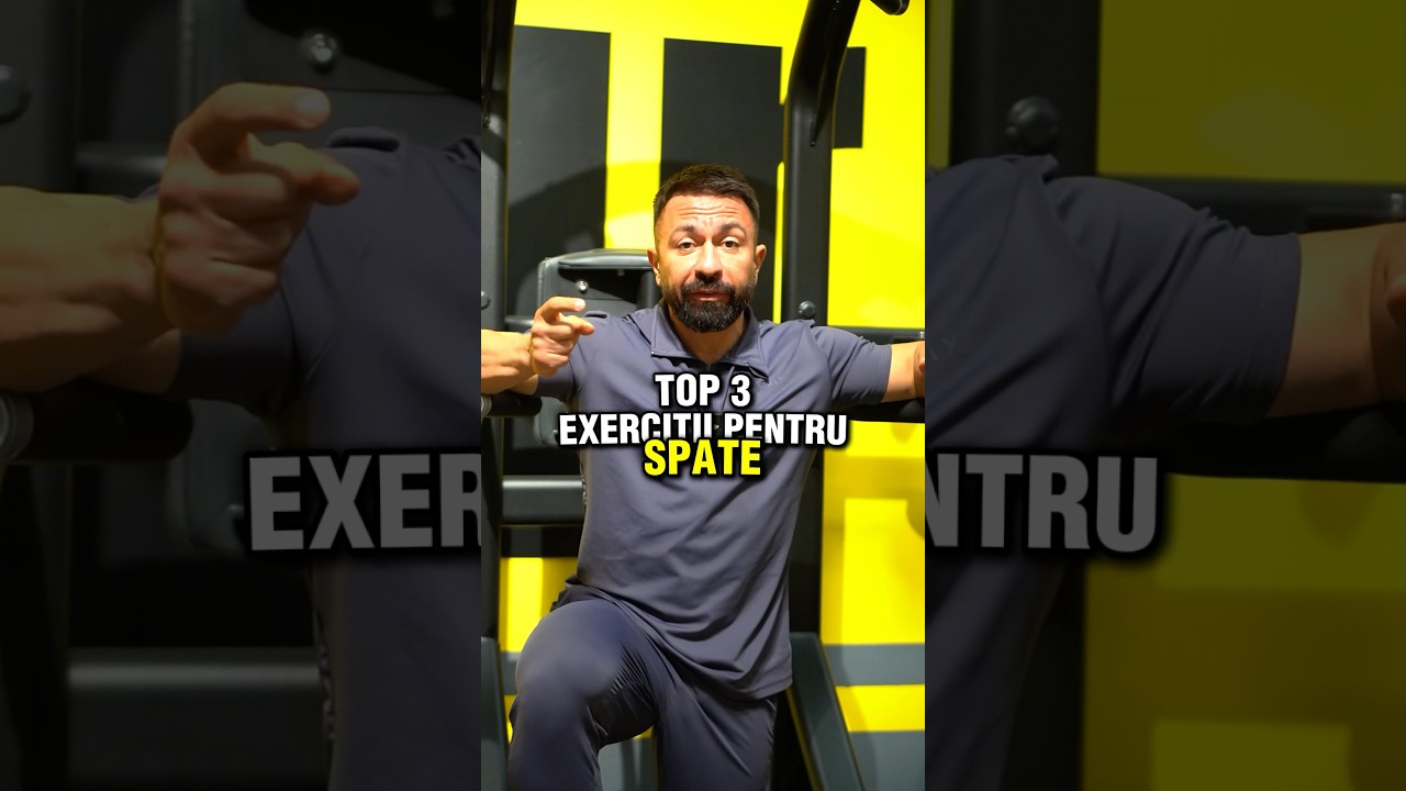 Top 3 exercitii pentru spate! MariusMitrache.ro