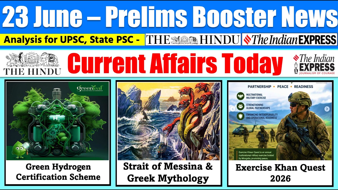 The Hindu Analysis Today | 23 June 2026 | The Hindu Newspaper Analysis | Daily Current Affairs