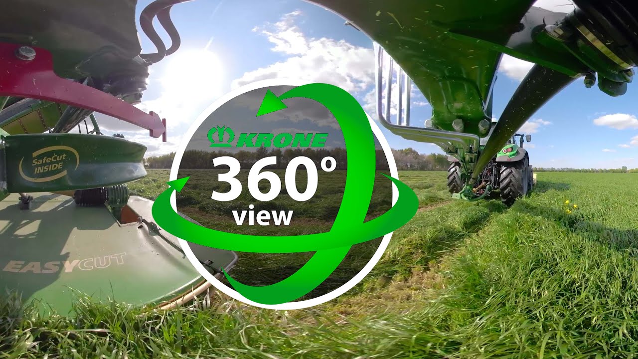 360 ° view of  KRONE mowers