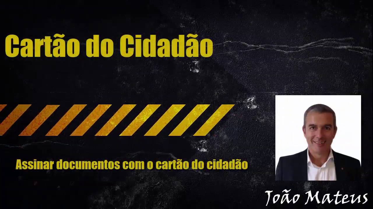 Assinar documentos com o Cartão de Cidadão