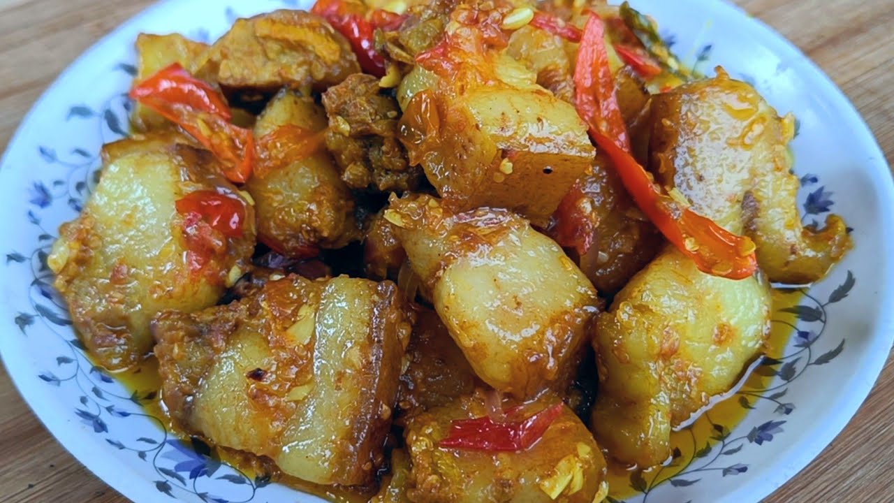 Yummy & Juicy Pork Tomato Fry | Pork Belly with Cherry Tomatoes Recipe | Northeast Pork Recipes |