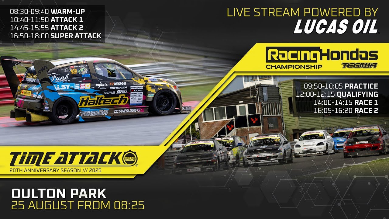 Time Attack and Racing Hondas Championships from Oulton Park, Powered by Lucas Oil
