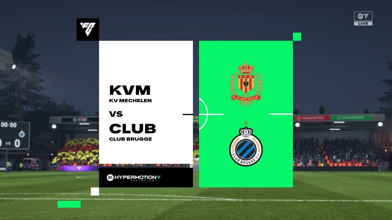 EA FC 26| Mechelen vs Club Brugge | Matchday 21 | 2025-26 Jupiler Pro League w/Club Brugge