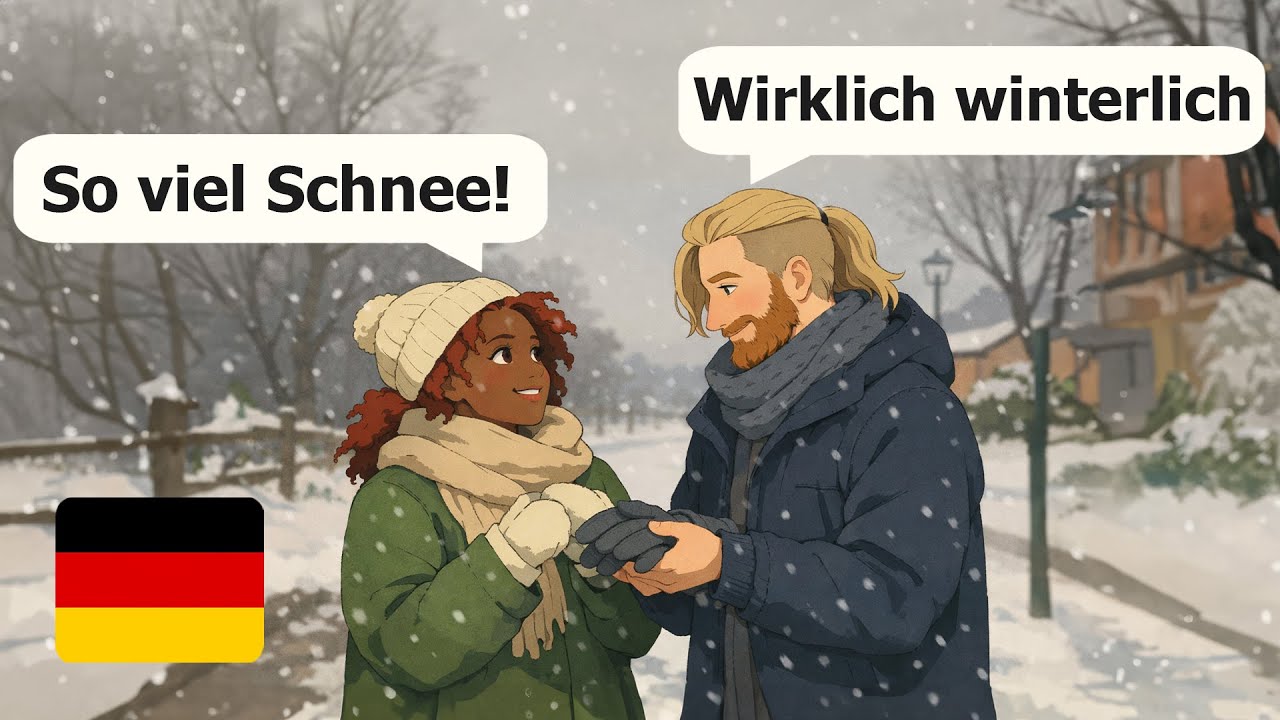 Learn German with Simple Dialogues | 10 Easy Conversations about Weather (A1-A2)