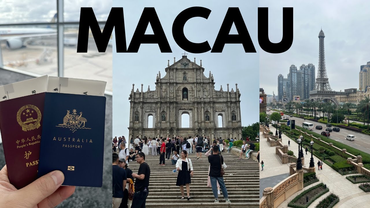 澳门一日游 Macau, China: Day trip to Macau from Hong Kong. Asia's Las Vegas! 🎰 🇨🇳🇲🇴