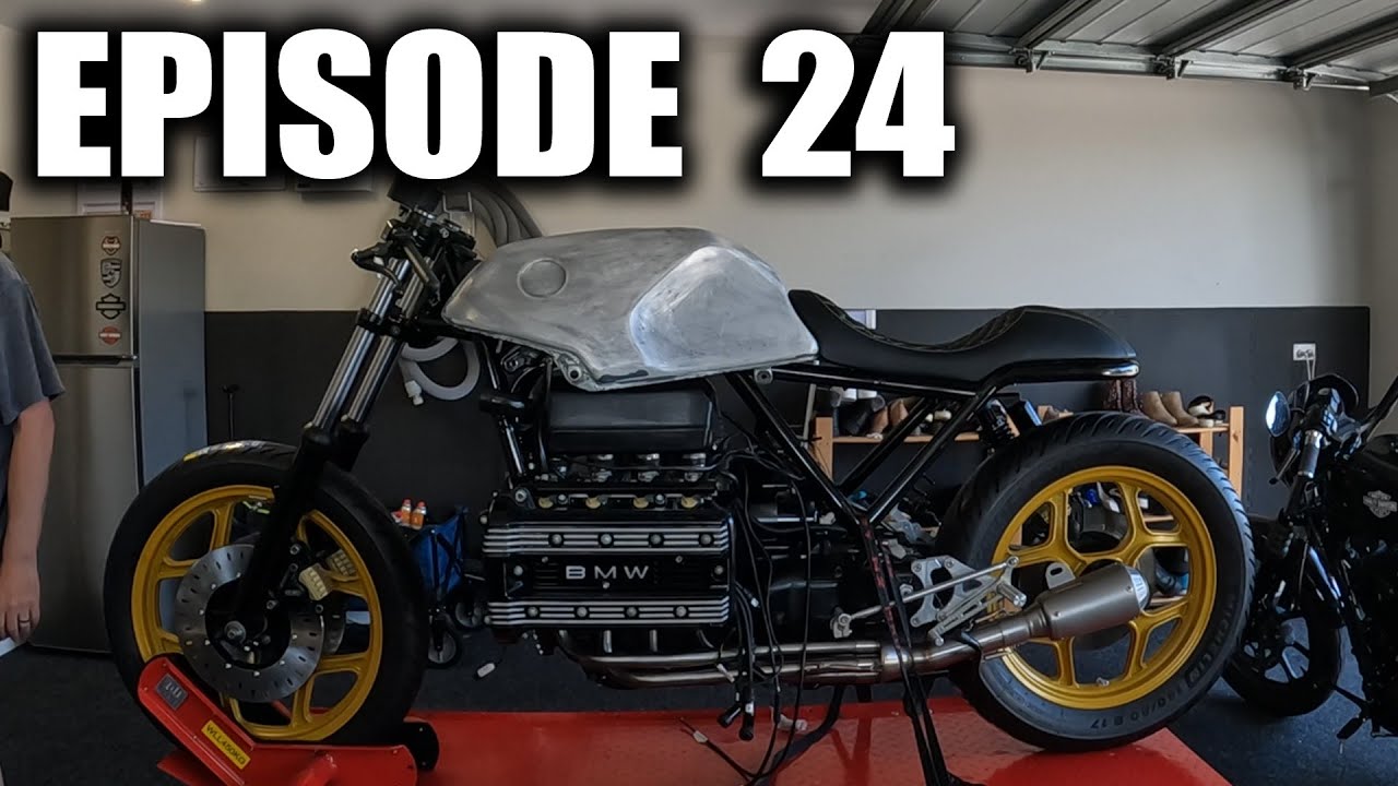 [EP24] Сборка BMW K100 Café Racer — топливный бак, шланги и топливный насос